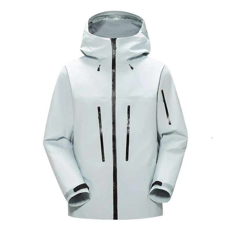 New Outdoor Sports Camping Mountaineering Fashion Men's Windproof British Wind Hooded Simple Storm Jacket