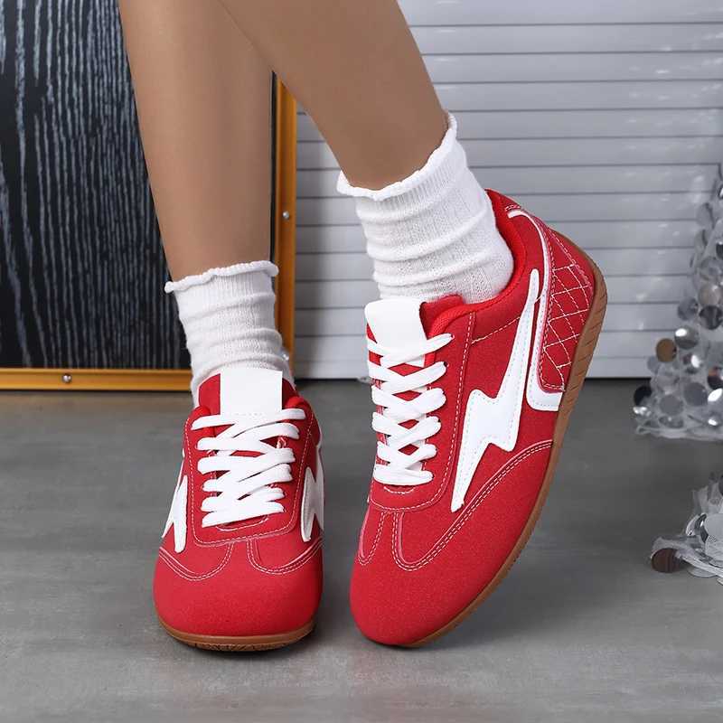 2025 Hot Selling Wens Round Toe Flat Sneakers Classic Platform Shoes for Students Breathable Casual Sports Fion Shoes Y251105