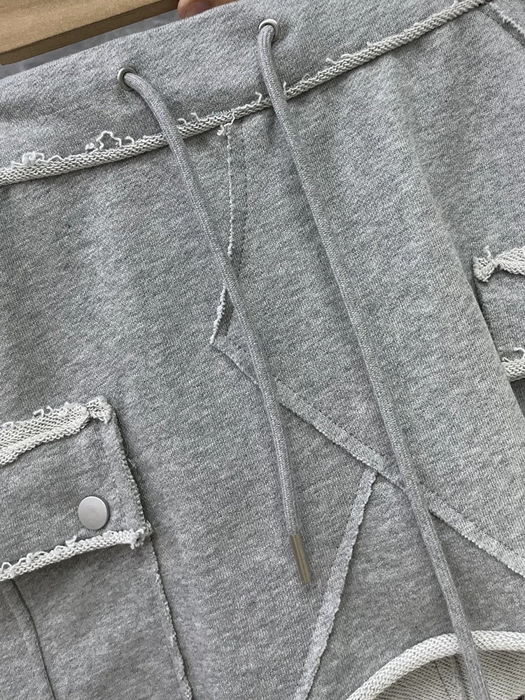 Gyaru Skirt Cute Cargo Mini Skirt Soft Terry Pockets Side Short Skirt for Women Teen- Spring Summer Y2K Acubi Outfit 250402