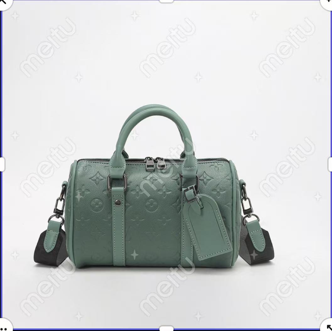 1Luxury brand embossed handbag, top designer mini nano 22 cm women's leather denim diagonal brown flower handbag, willow nail handbag, women's pillow