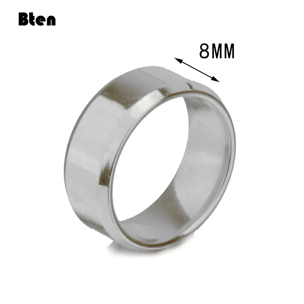 Bten Fashion Charm Jewelry ring men stainless steel Black Gold Silver Color Rings For Women and Men 251031