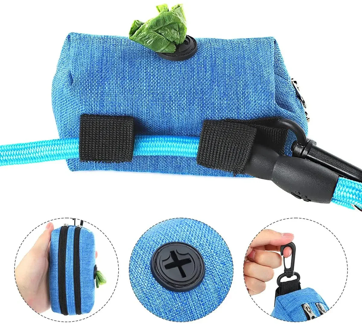 Pet dog poop bag dispenser storage bag pet garbage bag pet garbage bag pet dog walking accessories cleaning supplies 250403