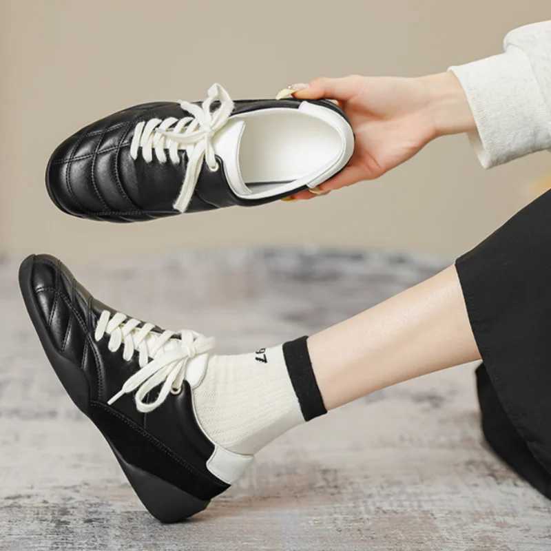 Wens Shoes Spring New Fion Casual Shoes College Style Wide Toe Soft Cfortable Flat Shoes Outdoor Casual Sports Shoes Y251105