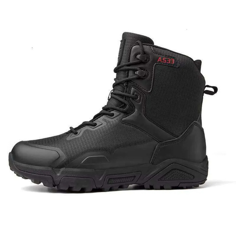 Men's High Cut Outdoor Hiking Boots Microfiber Leather Mens Tactical Trekking Custom-Made Shoes For Outdoor Adventure Daily Use