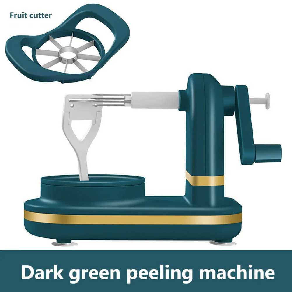 Manual Peeler Multifunctional with Stainless Steel Blades Hand Crank Fruit Peeler Food Peeling Machine for Kitchen Gadgets C251105