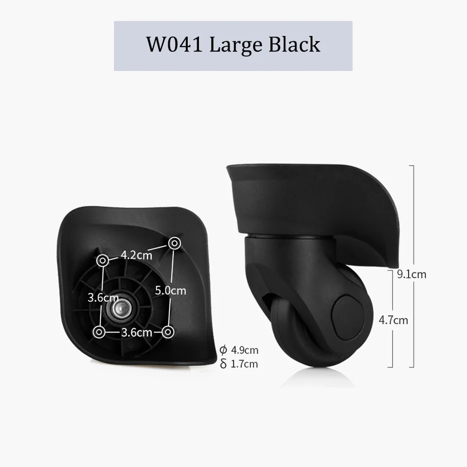 W041 Wheel For Suitcases Travel Luggage Business Box Trolley Pulley Accessories Hard Shell Suitcase Practical Replacement Caster 251031