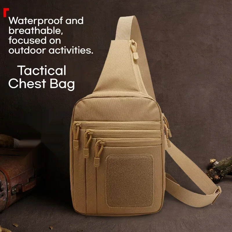 Tactical Shoulder Chest Bag Pistol Holster Concealed Carry Sling Crossbody Range Gun Convertible Backpack for Hunting Camping 251030