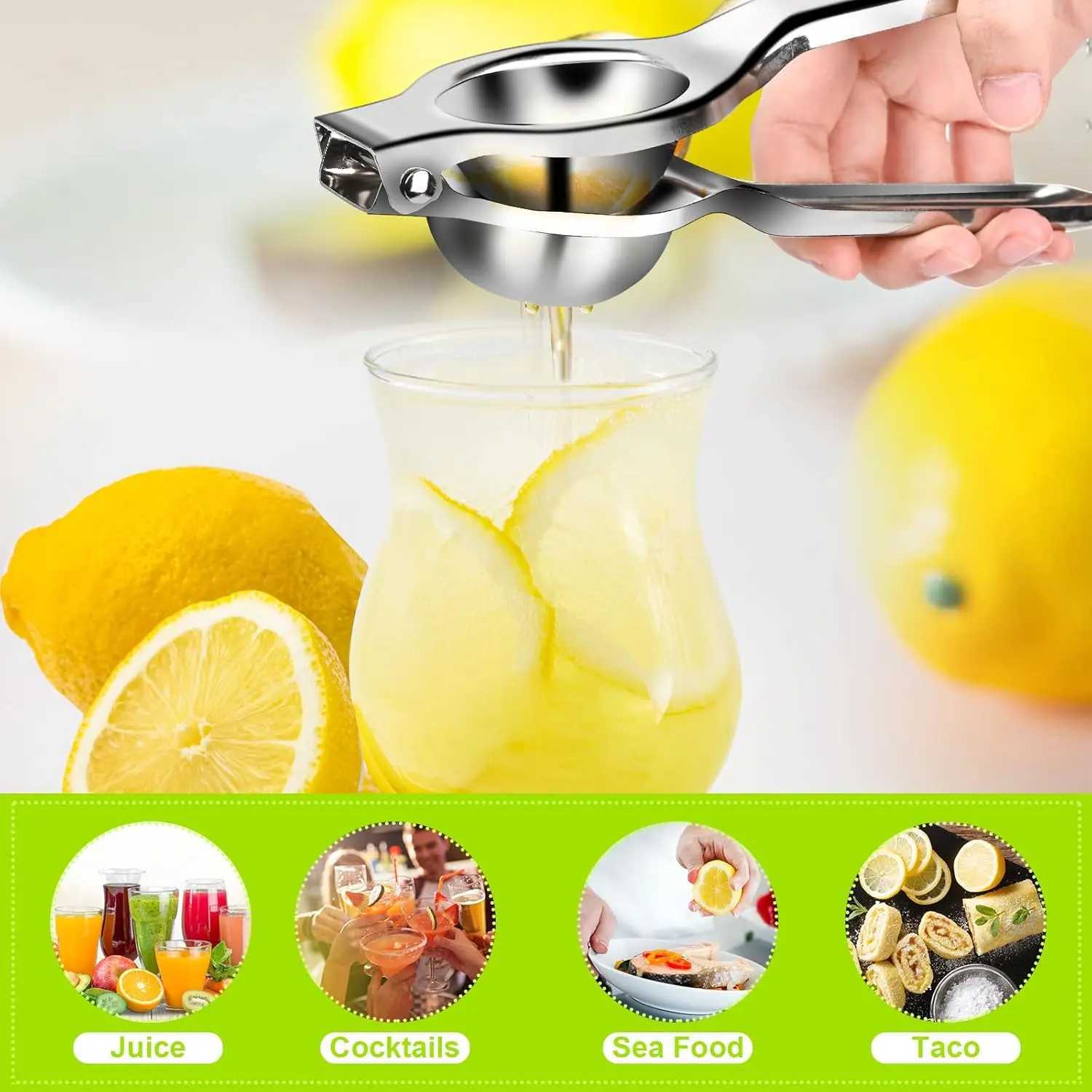 Stainless Steel Lemon Squeezer Manual Lemon Clip Processor Household Orange Citrus Juicers Fruit Pressing Kitchen Accessories C251105