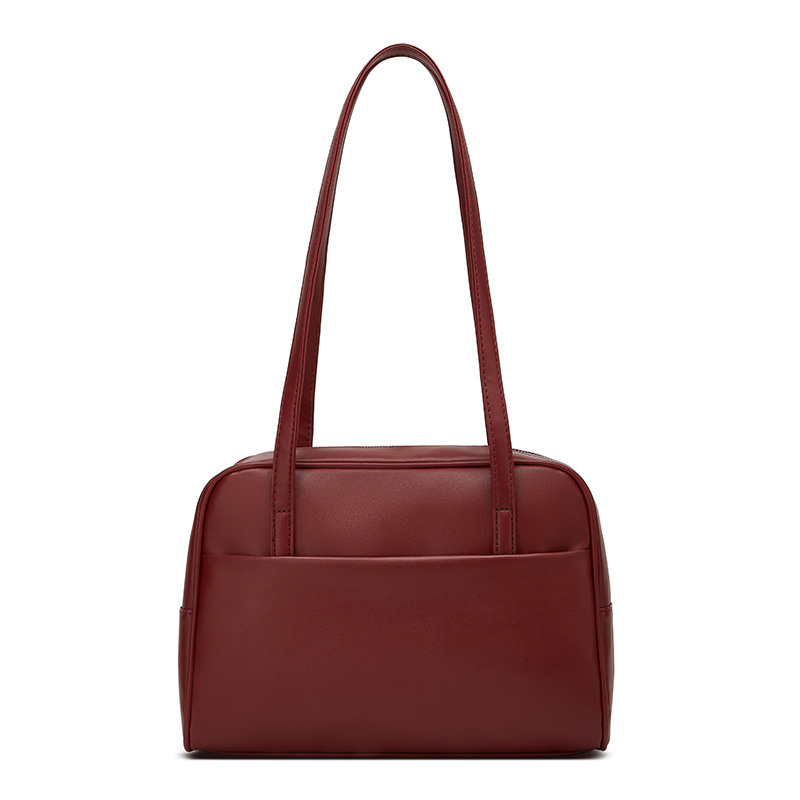 Korean Style Single Shoulder for Women Winter New Vintage Underarm Versatile Large Capacity Tote Bag