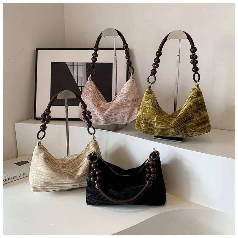 Women's Tote Bags 2025 Small Korean Fashion Shoulder Shopper Brand Ladies Canvas Designer Retro Female Handbag Purses