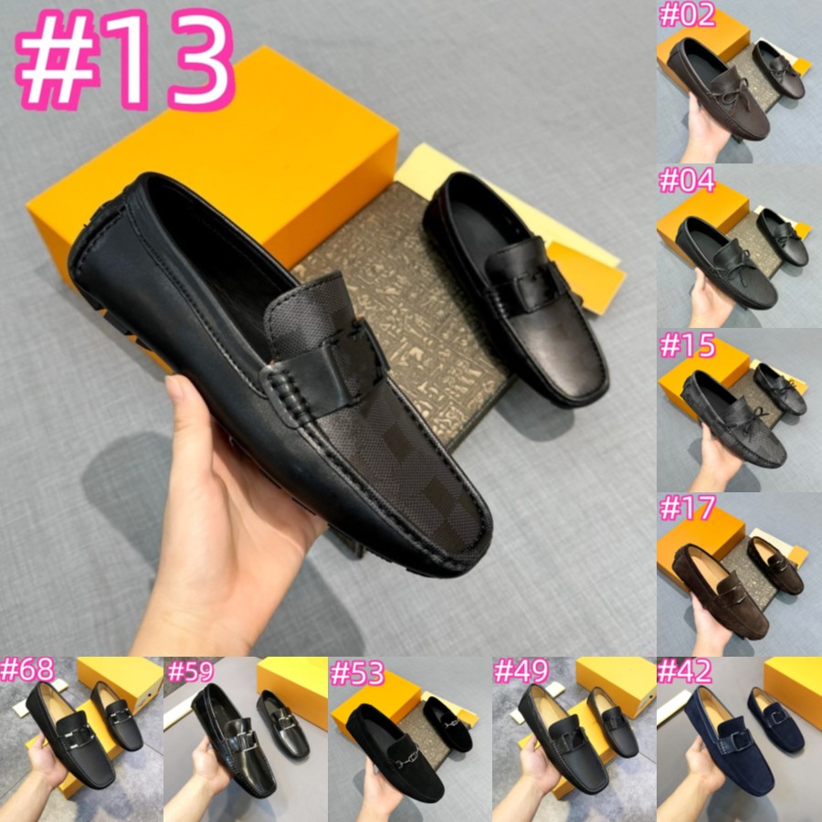 69Model 2024 Top Quality Men Designer Loafers Shoes Genuine Leather Summer Cow Suede Casual Shoes Men Lightweight Moccasins Driving Shoes Flats Big Size 38-46