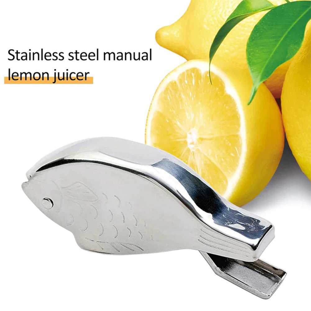 Food Grade Stainless Steel Lemon Juicers With Fish Shape Non-electric Juicer Squeezer For Kitchen Home Lemon Juice Squeezer C251105