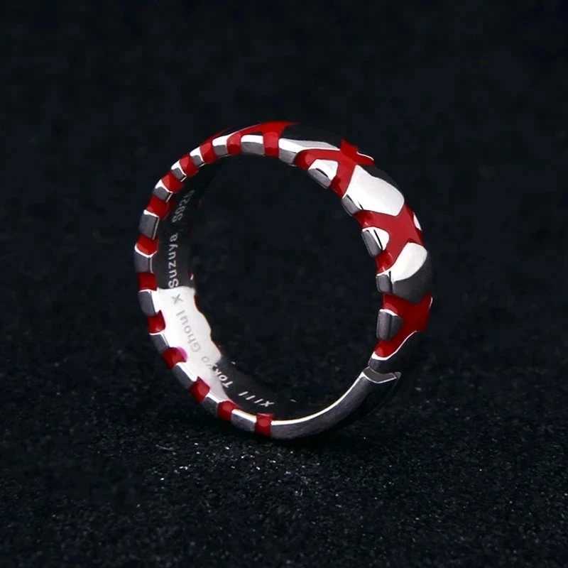 Anime Cos Tokyo Ghoul JUZO SUZUYA REI Boy Adjustable Finger Ring For Women Men Cosplay Jewelry Accessory Gifts Z250407