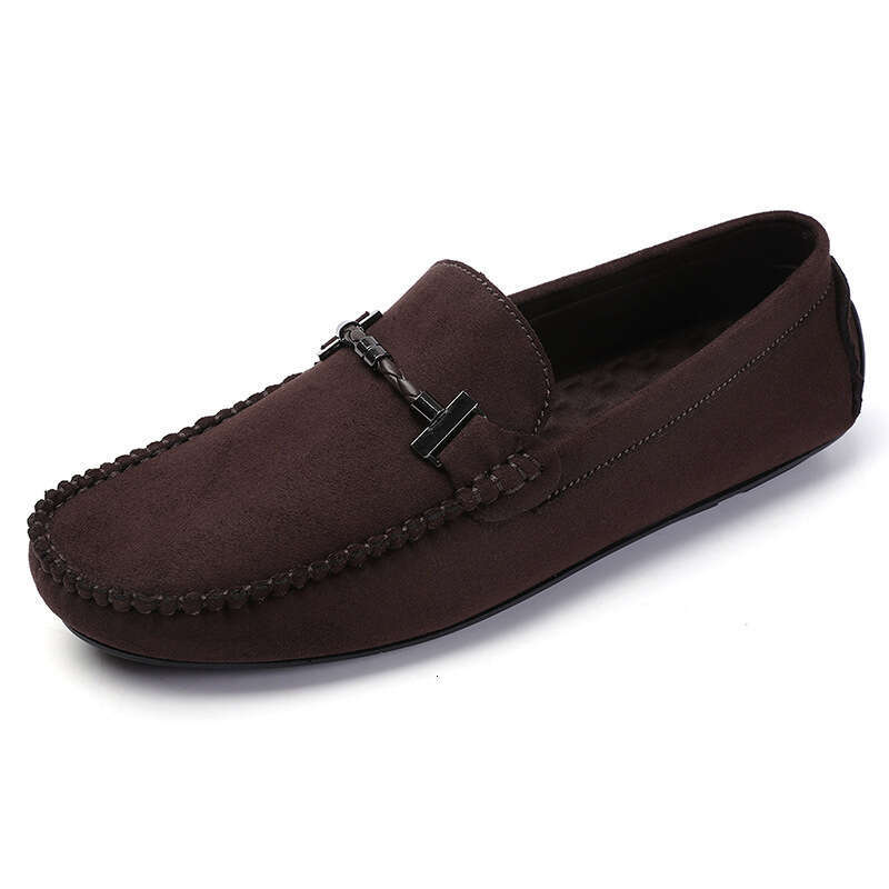 Large size men's 2023 seasonal new trend, simple fitting leggings, bean outdoor leisure driving shoes, trendy shoes