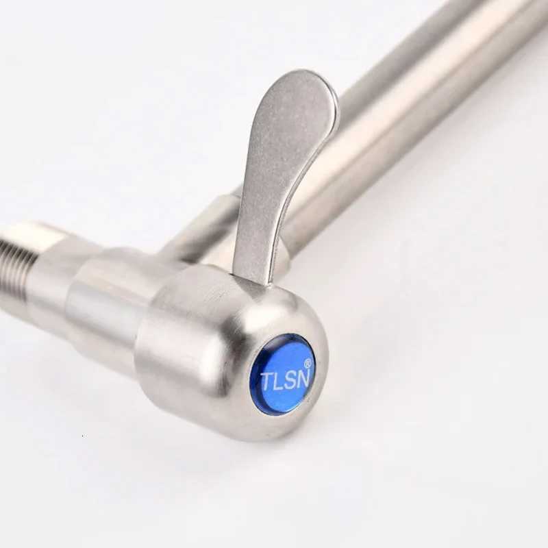 Kitchen Stainless Steel Faucet Wall Mounted Rotate Single Cold Water Sink Tap Household Kitchen Universal Faucet Y251104