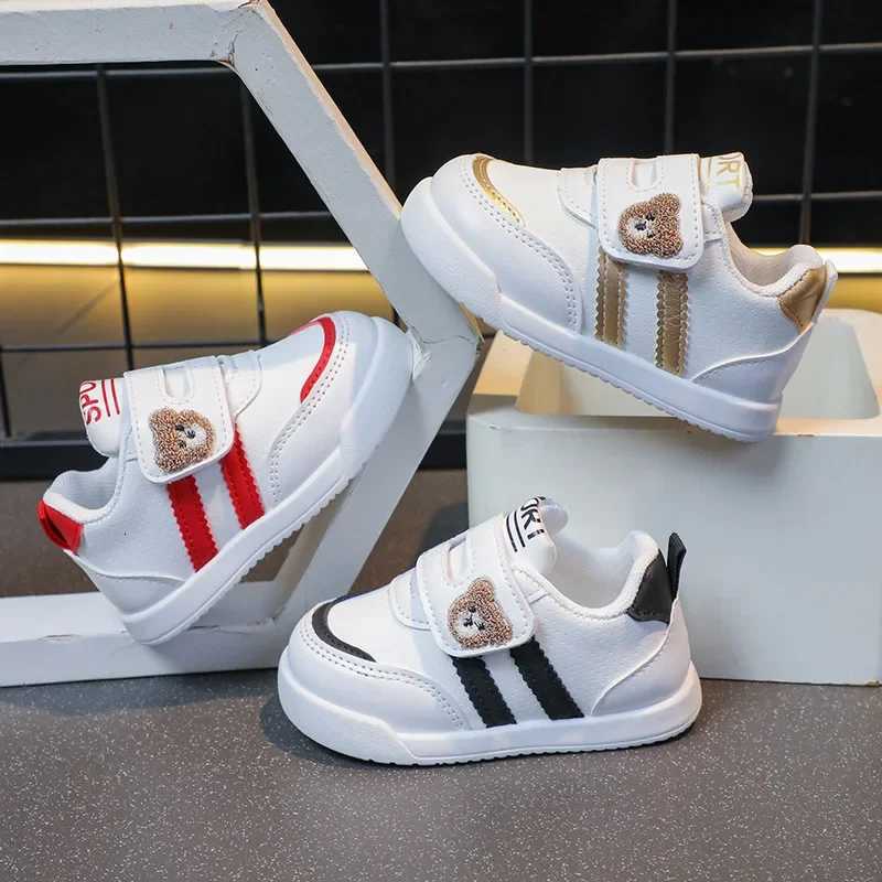 2025 Fashion Toddler Shoes For Baby PU Leather Infant Girls Sneakers Soft-soled Ergonomics Newborn Boys Sport Shoes First StepT251105
