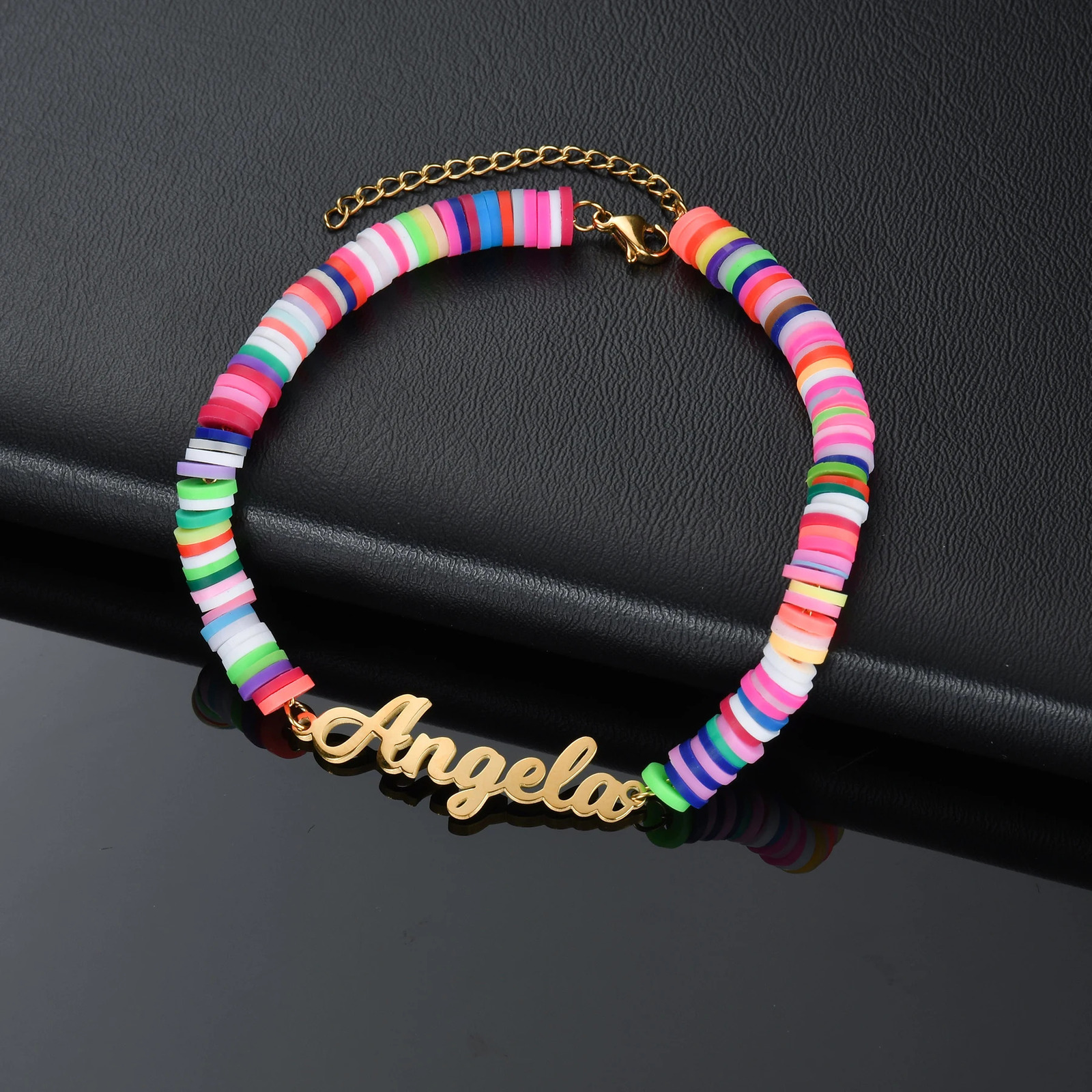 Atoz Personalized Custom Name Bracelet for Women Men Stainless Steel 10mm Cuban Chain Nameplate Handmade Bangle Jewelry Gift 250327