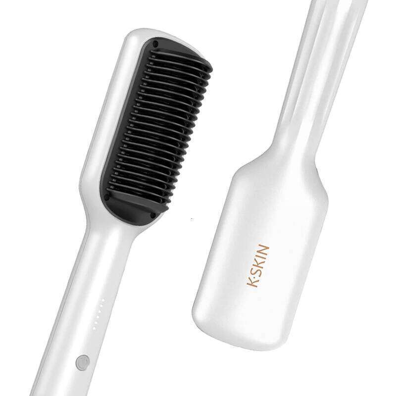 KSKIN Top Hot Sale Straightener 2 In 1 Mini Brush Multifunctional Professional Flat Iron Hair Comb Xiusiyuan251105