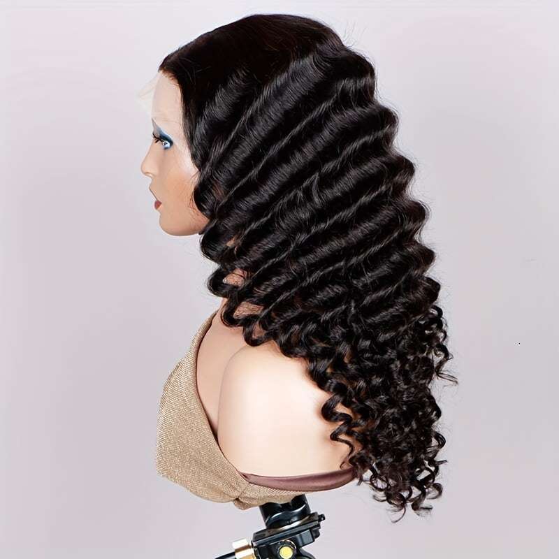 13X4 Front Human Brazilian Virgin Hair 180% Density Natural Black 613/14 Blonde/15 Bury/16 Dark Brown - Pre Plucked With Baby Hair, Full Lace Frontal 