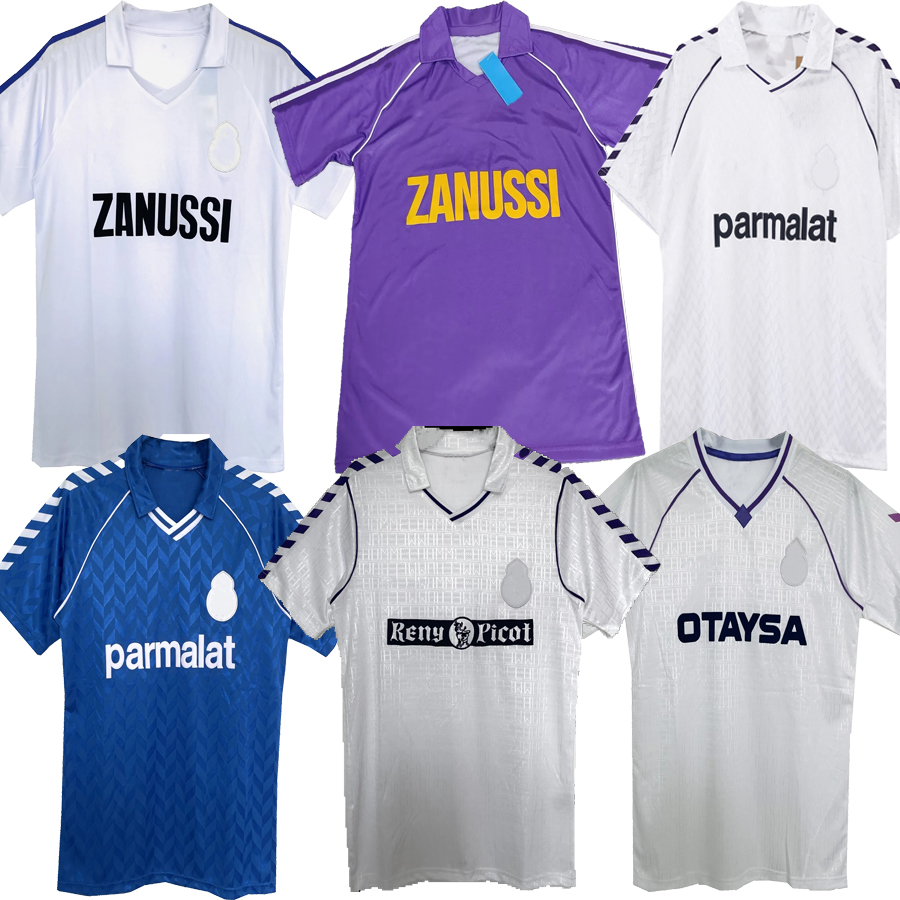 Retro Reals Madrid soccer jerseys 1984 1985 1986 1987 BUTRAGUENO 1988 1990 1992 Hierro Juanito Valdano Hugo Sanchez Hagi classic retrio football shirt