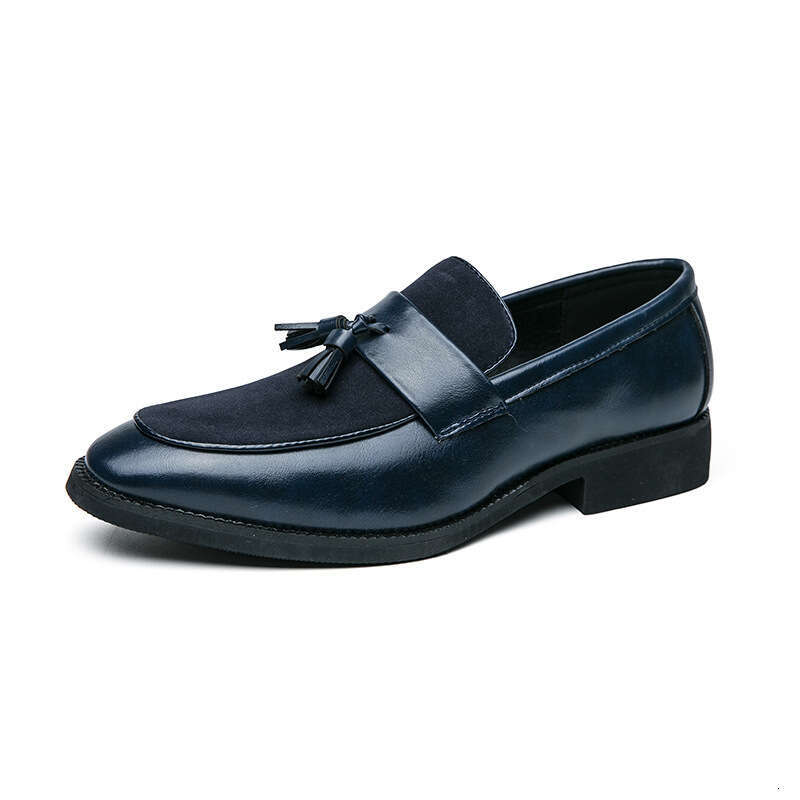 Large tassel for men's patchwork style 38-46 Spring and Autumn New Men's Business Dress British casual leather shoes