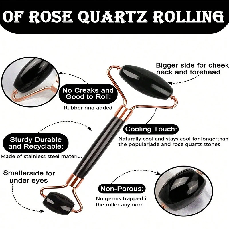 123pcs Ice Face Roller Facial Skincare Ice Roller SetFacial Roller GuaSha FaceTool SetFace Massage Roller Lifting Contouring 251030