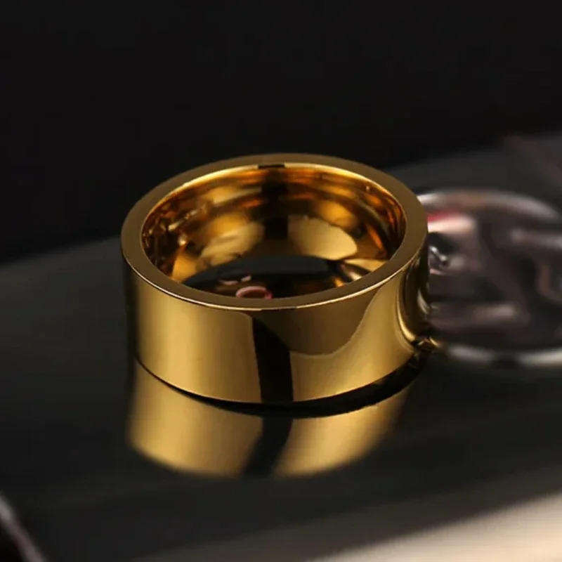 MYYA 310mm Gold Color Stainless Steel Rings For Men and Woman Wholesale 251031
