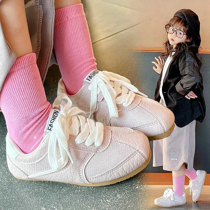 3-18 Years Old Childrens De Training Shoes Spring Autumn Breathable Beige Boys Girls Casual Shoes Lightweight Kids SneakersT251105