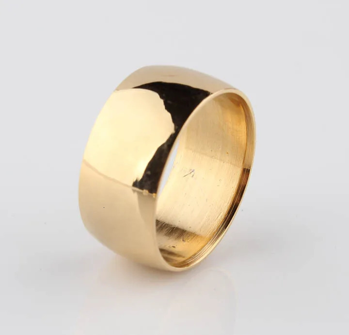 10mm Never Fading Classic Engage Wedding Steel Rings for Men And Women Jewelry 251031