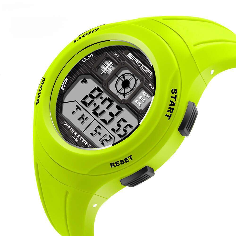 DHwatches Sanda Korean Version Harajuku Electronic LED Waterproof Sports Personality Student Children's Watch