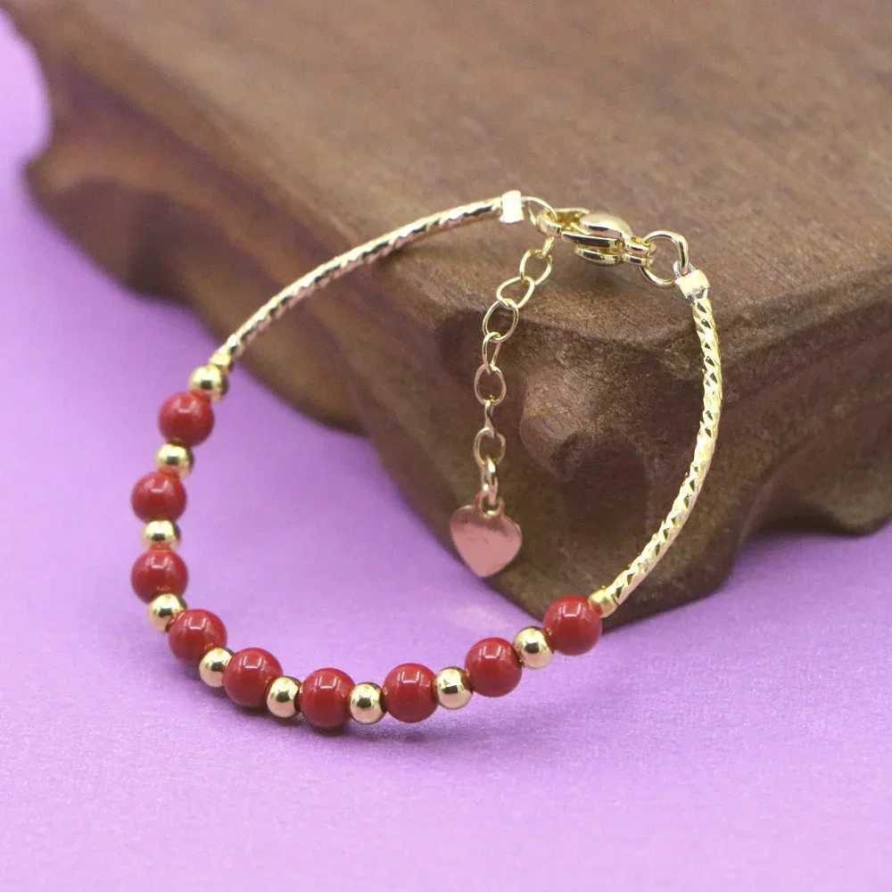 New Lovely Red Baby Girls Lobster Clasp Pearl Beads Accessories Girls Yoga Christmas Wedding Gift Jewelry Charm Fashion C251105