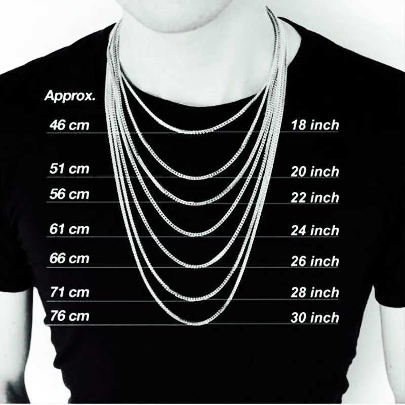 HNSP Stainless Steel Curb Cuban Chain Silver Color Necklace For Men Casual Versati Jewelry Accessories 3MM/5MM/7MM/10MM WidthW251105