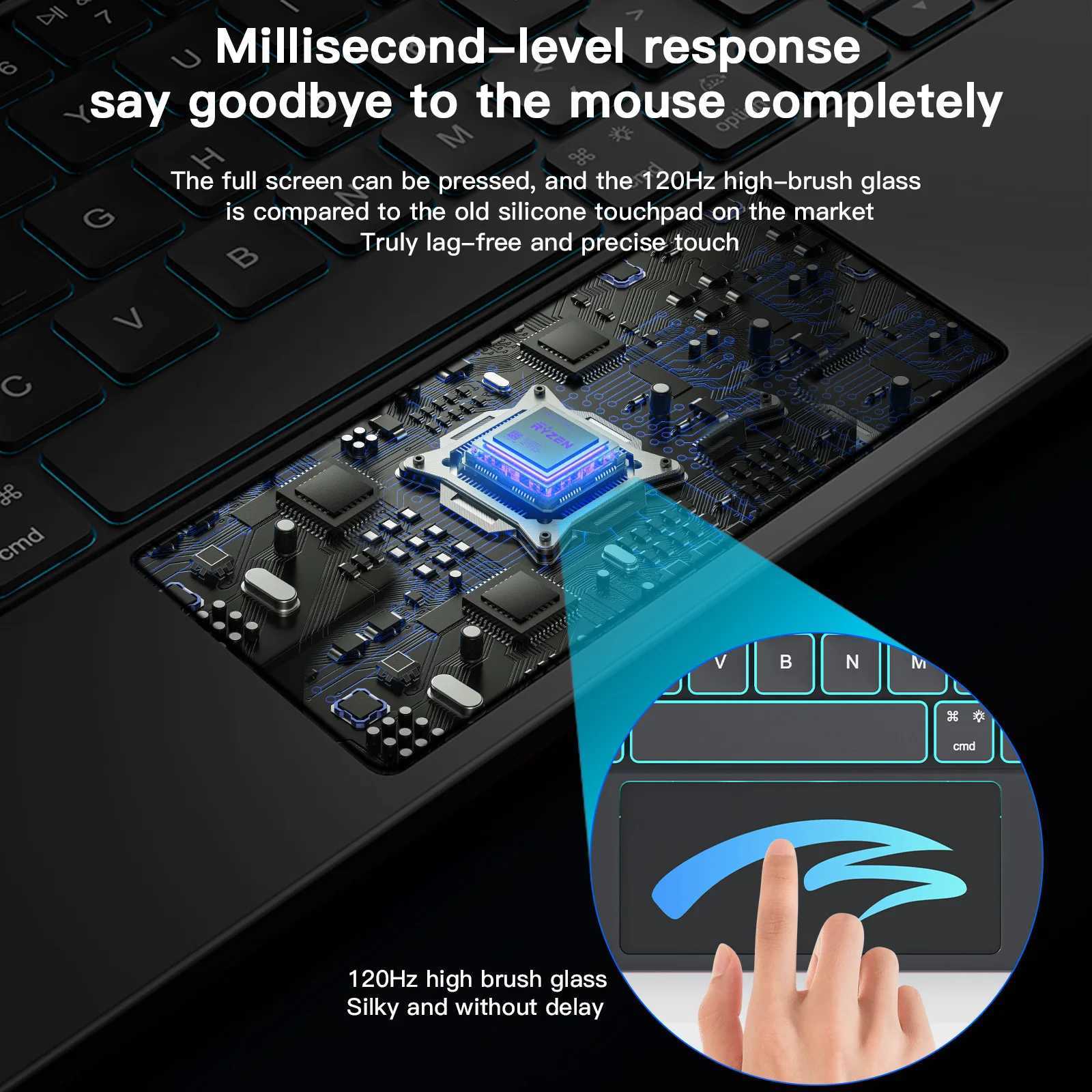 Magic Keyboard for iPad Air 4 Air 5 Air 6 Air 7 11 inch case for iPad Pro 11 inch 2018-2022 Generation Cover Smart Cover H251105