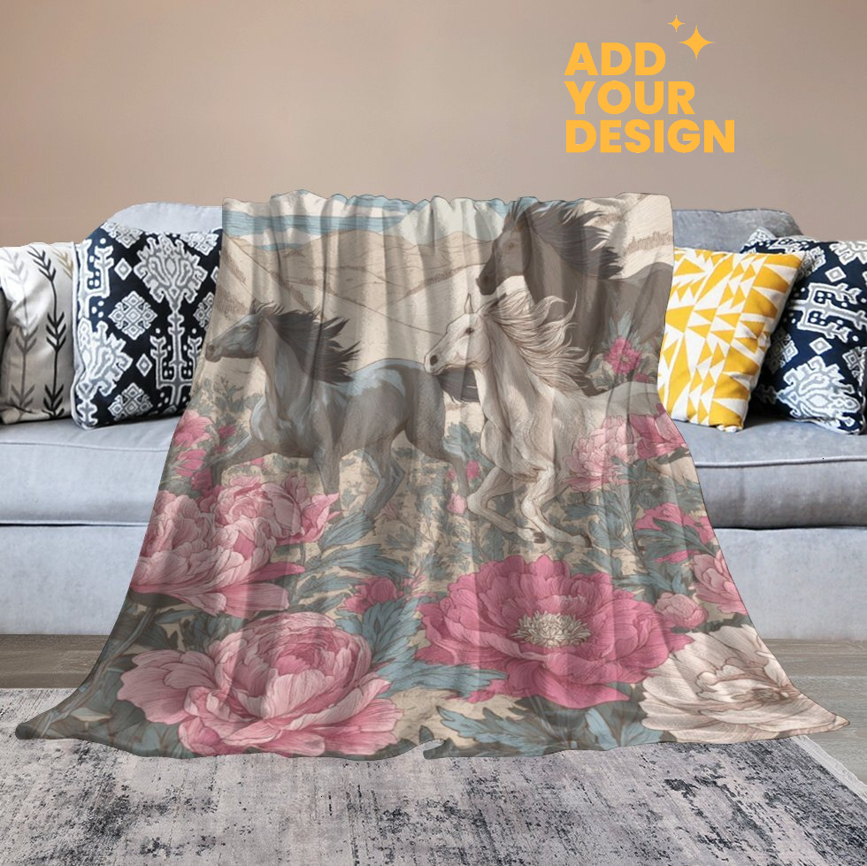 Custom H Designer Horse blanket blanket throw cashmere vibration blanket copert Home Travel Throw Summer Air Conditioner Beach home bedding blankets t