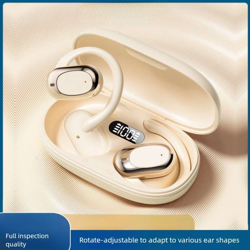 Famous Brand Smart AI Translation M Non In Ear Open Ear Digital Display Air Conduction OWS Bluetooth Earphones