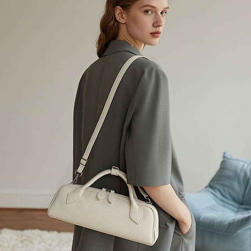 Women's Genuine Leather Handbag Convertible Crossbody/Shoulder bags Clutch Secure Lock Design Simple Elegant Work Formal Occasions Daily Use Dura