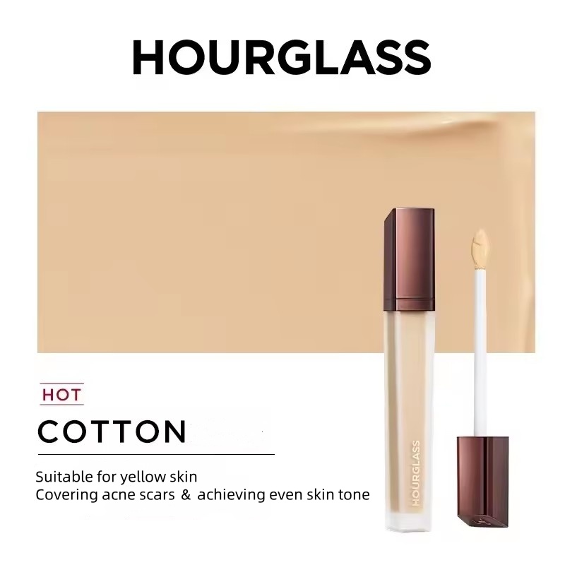 HOUR/GLASS Traceless Concealer covers acne, eye bags, dark circles, tears, brightening and moisturizing Salmon