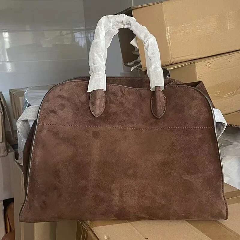 Real Leather Women Margaux 15 Handbag Large Capacity Fashion Shopping Tote Bag High Quality