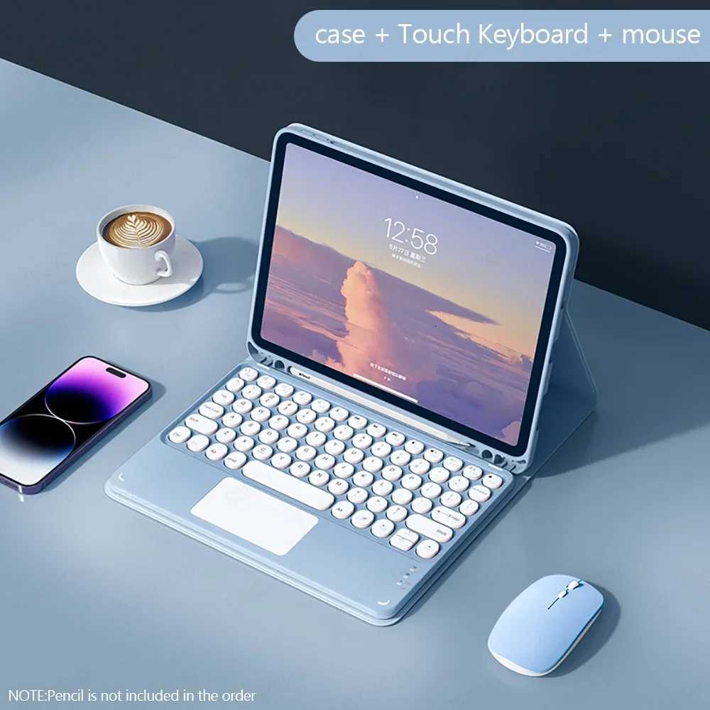 For iPad Keyboard Case for iPad 11th A16 2025 For iPad Pro 12 9 11 Inch Air 5 4 Mini 7 2022 102 8th Tablets Keyboard Covers H251105