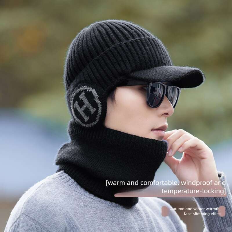 Knitted winter hat - full face coverage, windproof, cycling, cold and neck protection, ideal choice for cold weather, essential for warm functional wi