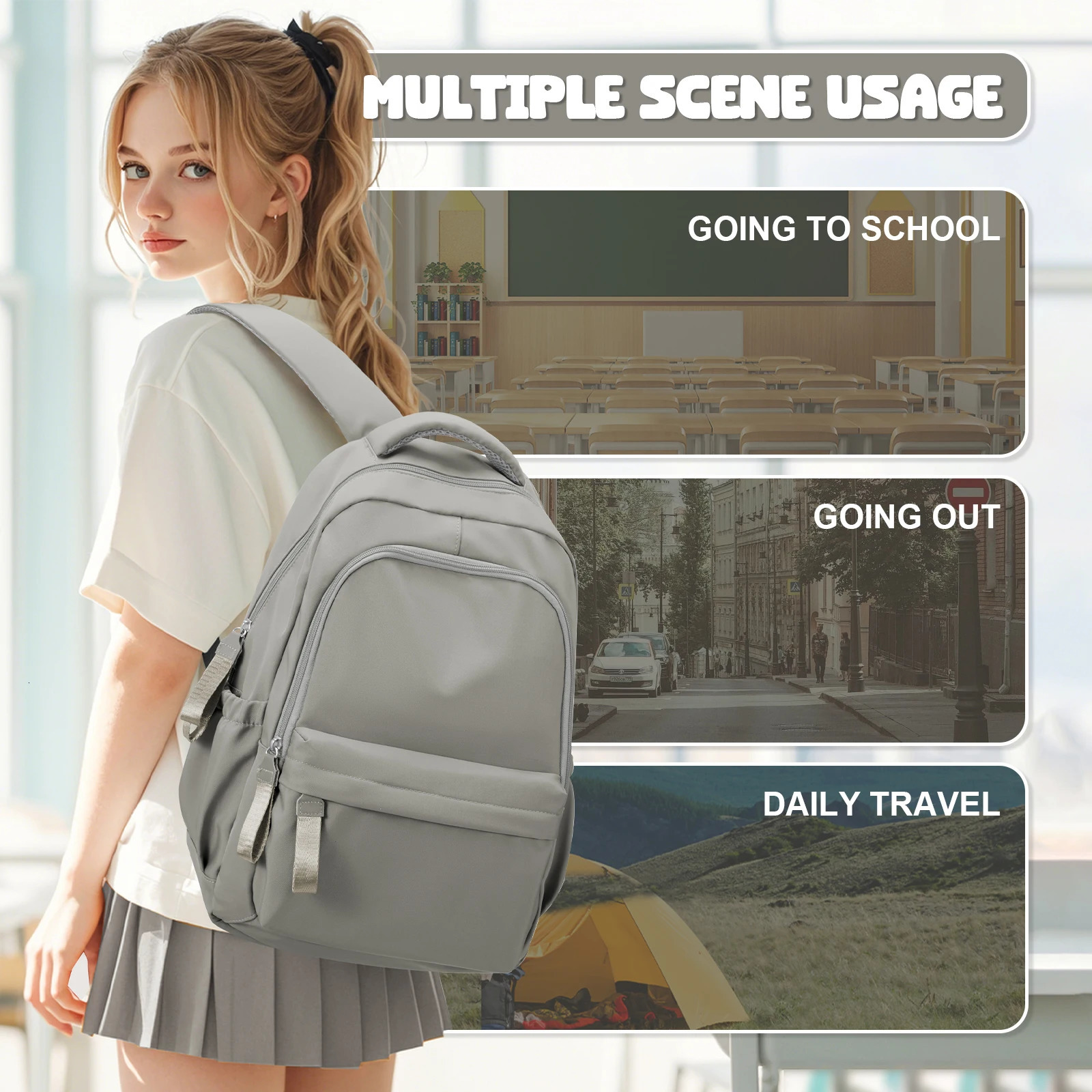 Laptop Backpack for Women Anti Theft Work Backpack for 14 Inch School Backpack Nurse Backpack Bookbag for Teenage 251104