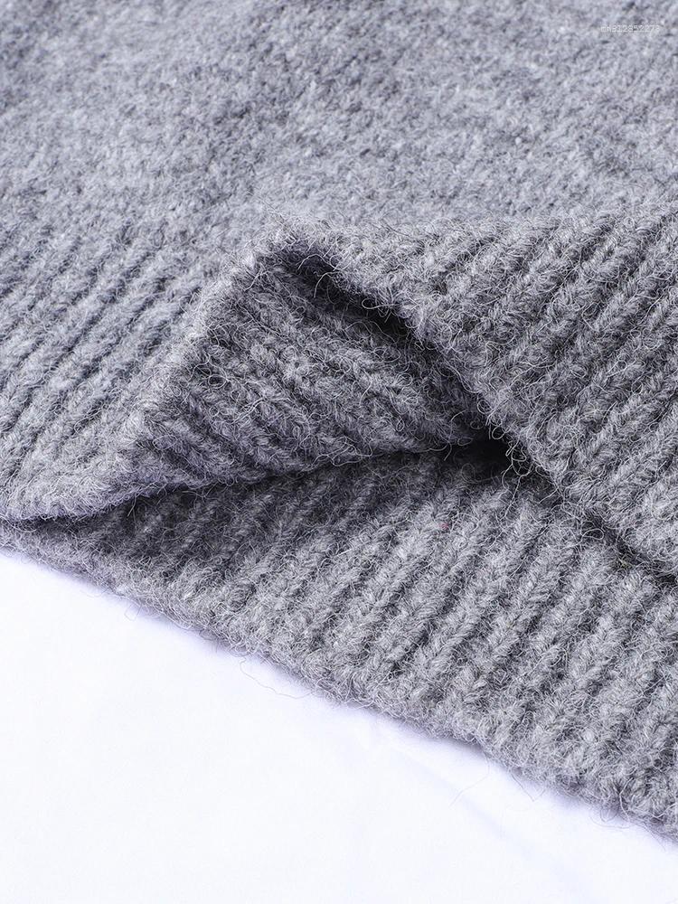 Women's Sweaters Thickened Cherry Knit Sweater Loose Crewneck Lazy Style Top Focused Autumn Winter Fashion