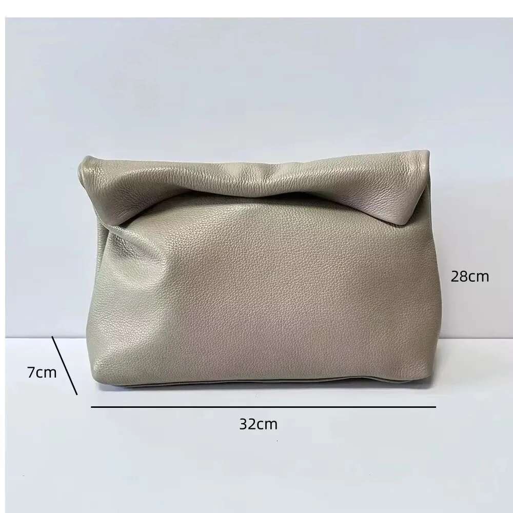 Jamhoo Personality Roll-Edge Lazy Casual Soft Phone Women High Quality Holding Large Bag Designer Handbag Clutch