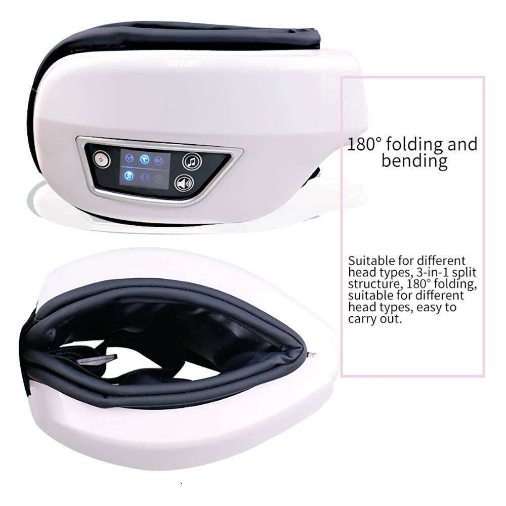Smart Airbag Vibrating Massager With Bluetooth Music Relaxation Function Can Relieve Fatigue, Care For Eye Health, And