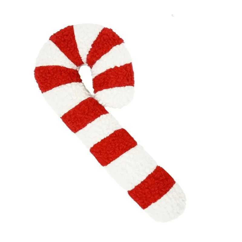 Christmas Cushion Candy Soft Plushie Through Pillow for Home Decoration Y251105