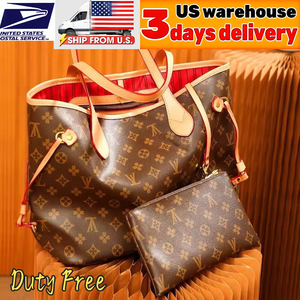 Top US Luxury Designer Bag Tote Bags Women High Capacity Composite Shopping Handbag Shoulder Bags Brown Wallets Handbag High Quality Women Luxury bags
