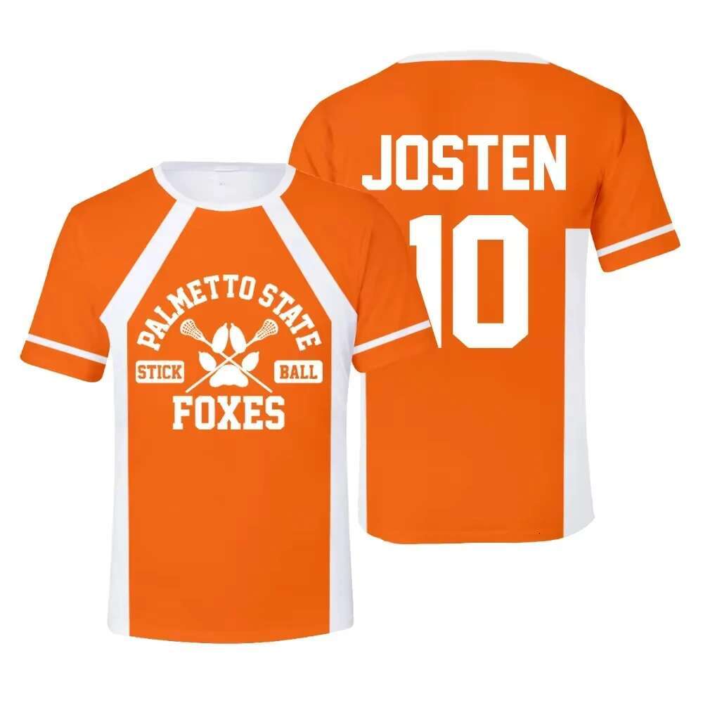 New The Foxhole Court Palmetto State Foxes Lacrosse Jersey Cosplay WILDS MINYARD 3D Printing T-shirt Men/Women Clothes Kids Tees