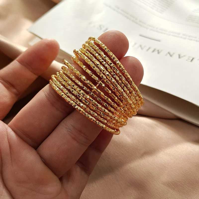 Baby Arabic Indian Jewelry Gold Color Bangles For Kids Copper Baby BraceletsXJ251105