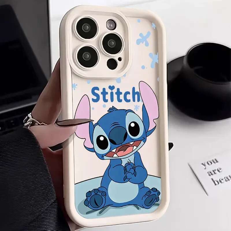 Happy Cute Phone Case For iPhone 16 15 14 13 12 11 Pro 7 8Plus XR XS Max Mini Anti Fall Shy Kawaii Soft Cover Cartoon