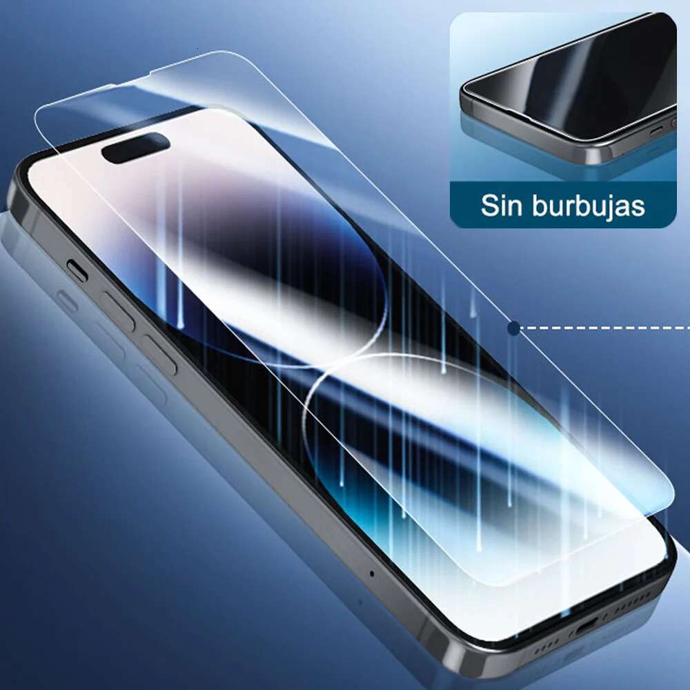 HD Screen Protector 15 14 Pro Max Tempered Glass For 11 12 13 Mini Camera Lens Film iPhone 16 Plus